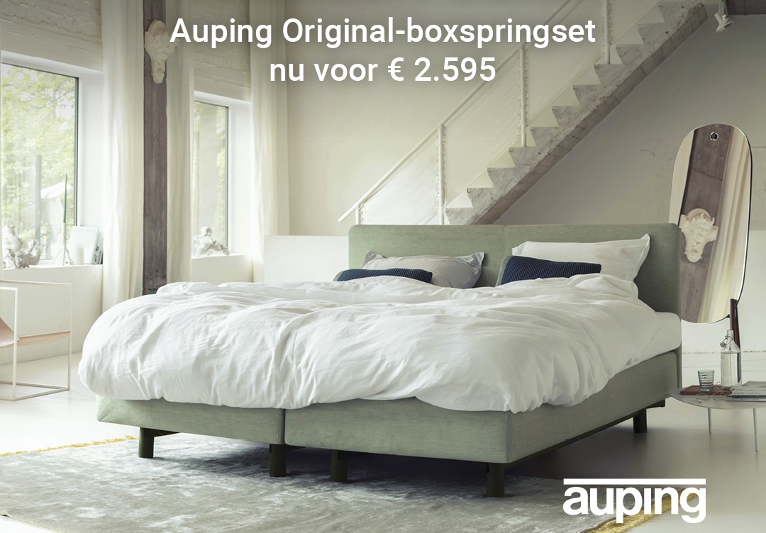 AUPING Original boxspringsets actie - Nibema