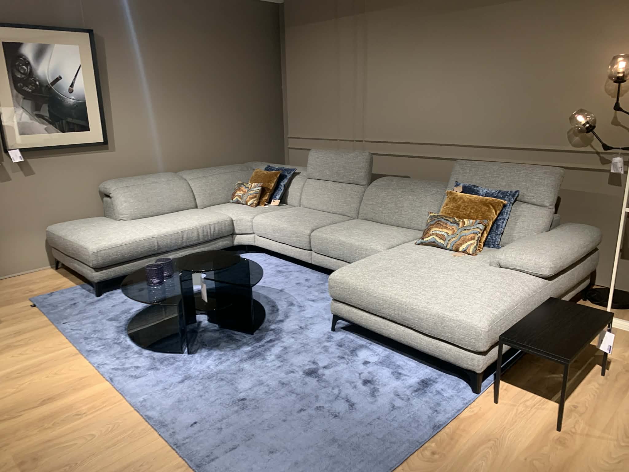 Hoeksalon stof NATUZZI - Nibema