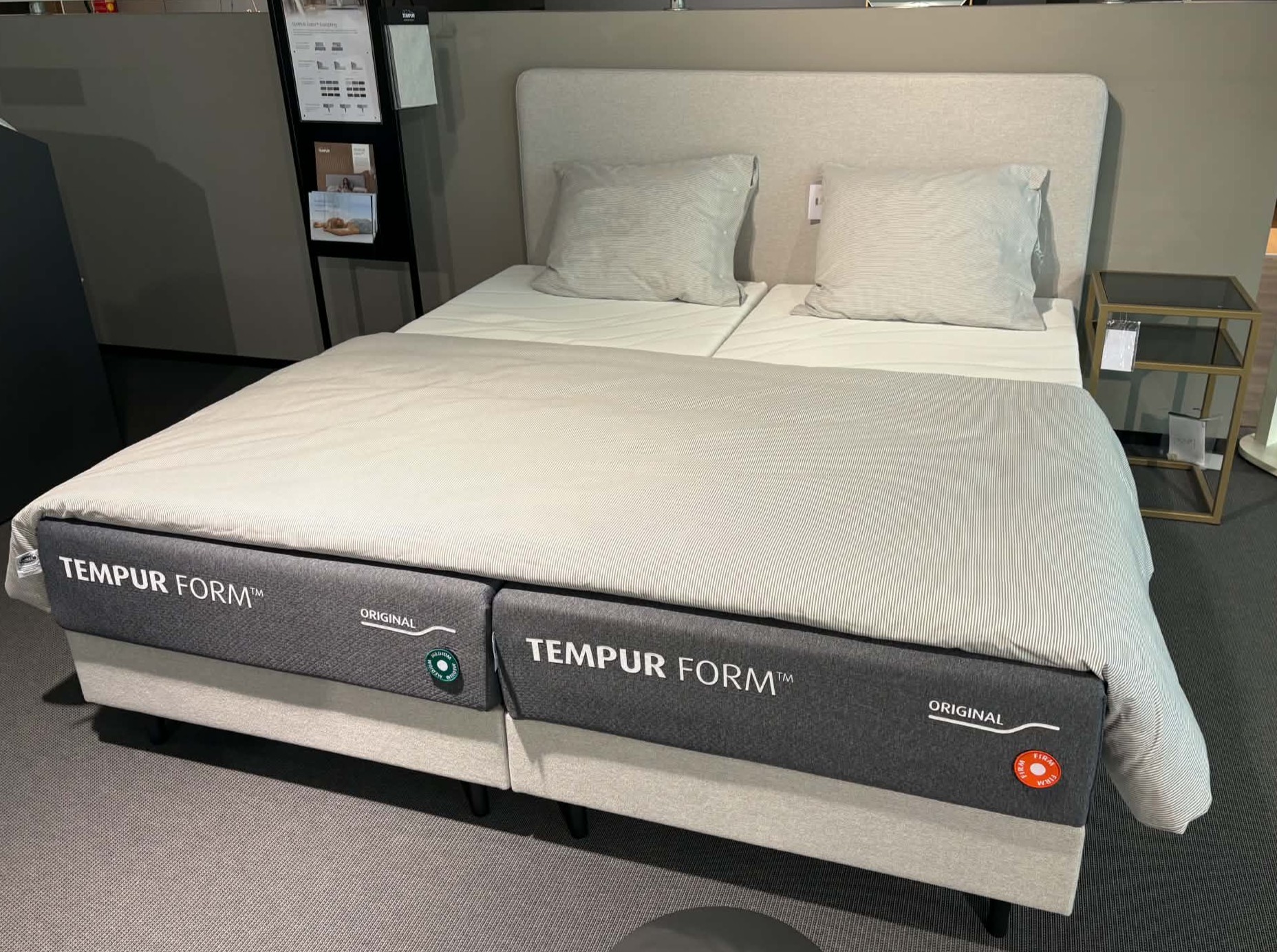 TEMPUR Boxspring Form vlak 180x200 - Nibema