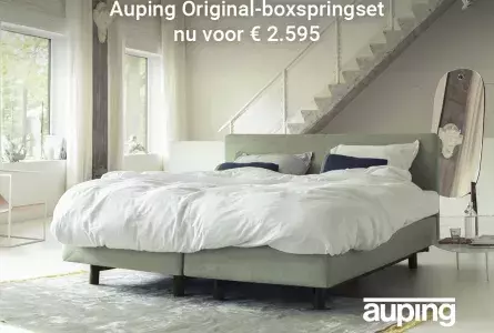 AUPING Original boxspringsets actie